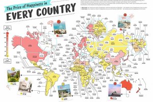 Cтраны, где нужно меньше всего денег, чтобы быть счастливым