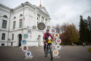 Первый велотурист отправился по маршруту «Золотое кольцо Сибири»