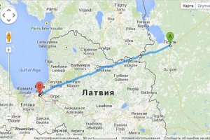 Между Латвией и Россией открыли туристический веломаршрут Рига — Псков